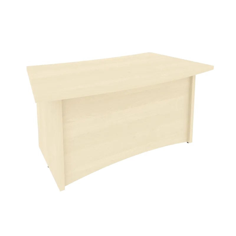 Стол руководителя криволинейный First KSR-1 (клён)